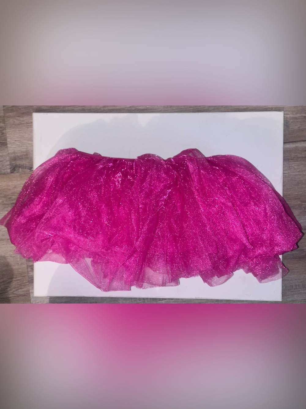 Sparkling Hot Pink Tulle Skirt